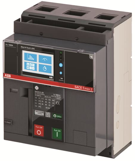 Enerji ölçümlü E1.2C 800A, Ekip Touch koruma üniteli (3p) sabit tip