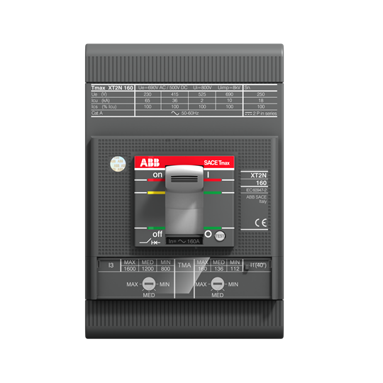 XT2S 160, TMA, In=160A (3p) Kompakt tip devre kesici